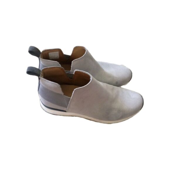Vionic Cece Casual Pull On Ankle Sneaker Boot Women's Sz 10M Gray  Leather Read - Picture 1 of 9